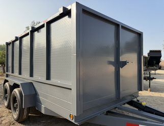 New 8x4x12 Diamond Walls Hydraulic Dump Trailer 💎