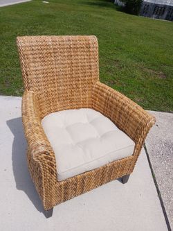 Pier One Imports Seagrass Captain chair