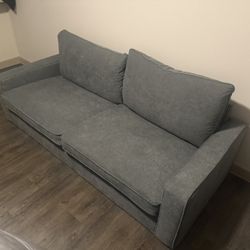 Grey Sofa, In Perfect Condition. Barely Used. 