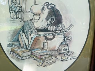 Gary Patterson Framed Humorous Lawyer Art Print