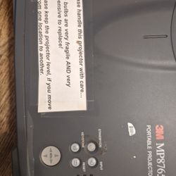 Projector And Pull Down Screen