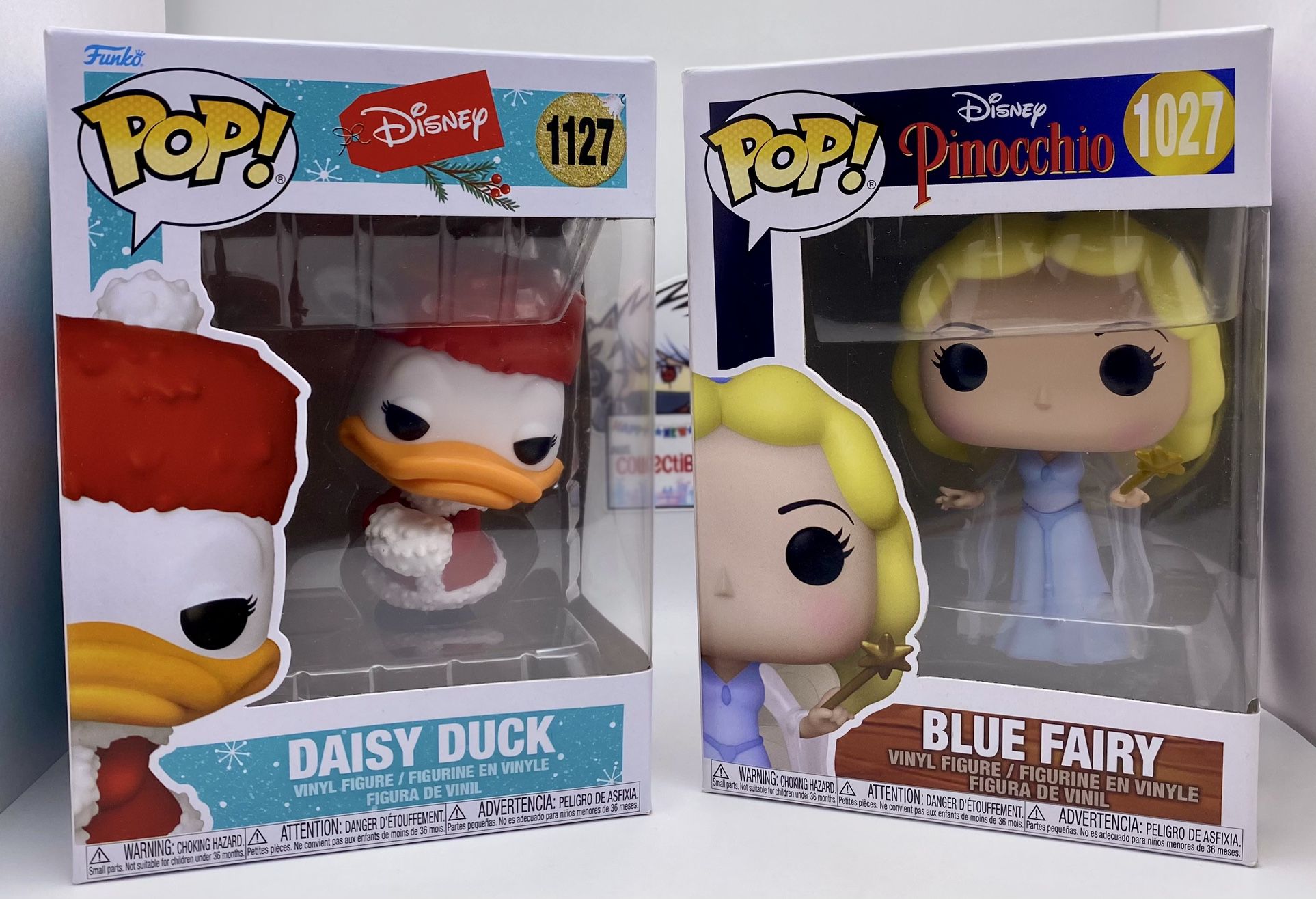 Disney - Blue Fairy & Daisy Duck Funko POP! 2 POP Bundle