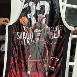 Shaquille O’Neal NBA Heat Jersey, Majestic Size Men’s 60, NWT