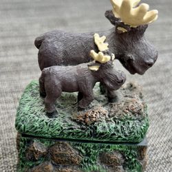 Niagara Falls Moose Trinket Box