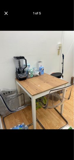 IKEA table with 2 chairs