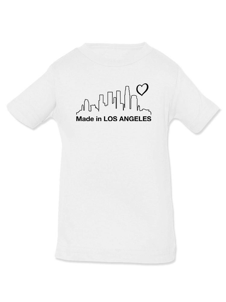 Smartprints Made In Los Angeles Cityscape T-shirt Baby's -SmartPrintsInk Designs White Size 6M