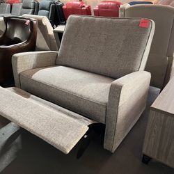 Mid Century Loveseat Recliner 