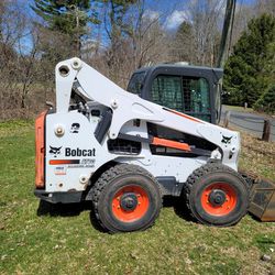 Bobcat A770 All Steer 481.3 Hours Total! New Teeth Bucket And Forks 