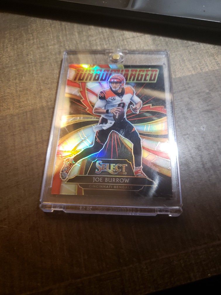 Joe Burrow Rookie Prizm SILVER 2020 Select Turbocharged Silver PRIZM Panini Cincinnati Bengals