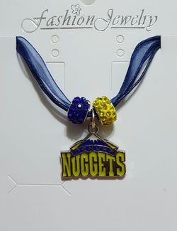 Denver Nuggets charm necklace