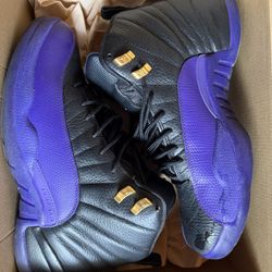 JORDAN 12 PURPLE FIELD VNDS Size 12