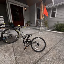 Foldable Copilot Trailer - A - Bike, Bicycle trailer