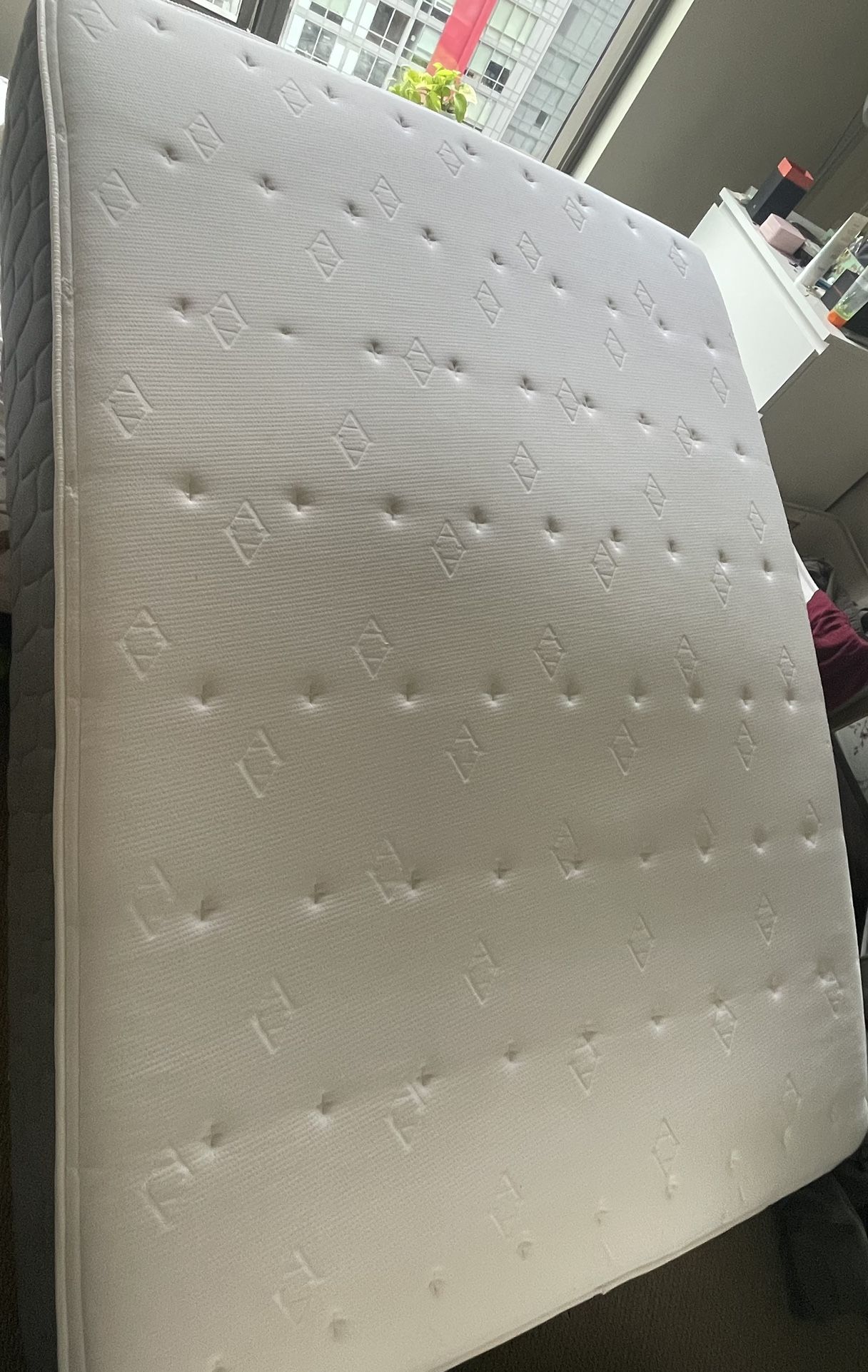 The Allswell Luxe 12" Extra Firm Bed in a Box Hybrid Mattress, Queen