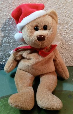 Rare 1997 Holiday Teddy beanie