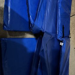 Blue Trampoline Pads 15ft