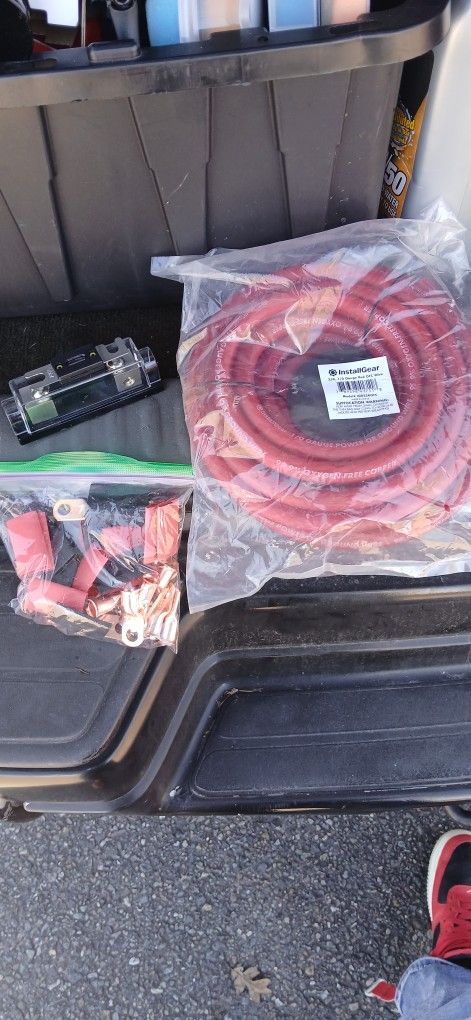 1/0 OFC wire 25 FOOT Run