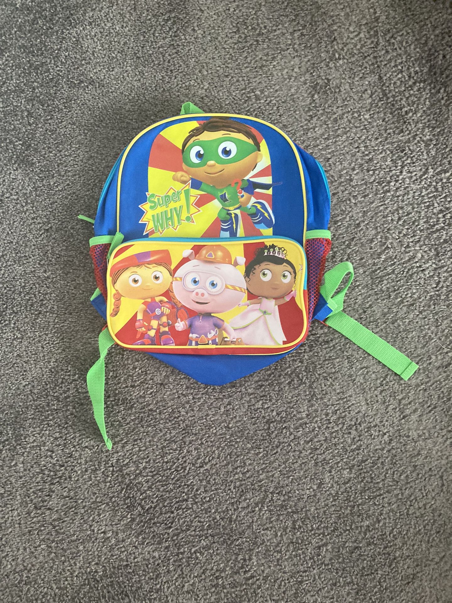 Kids Super Why backpack - Like new