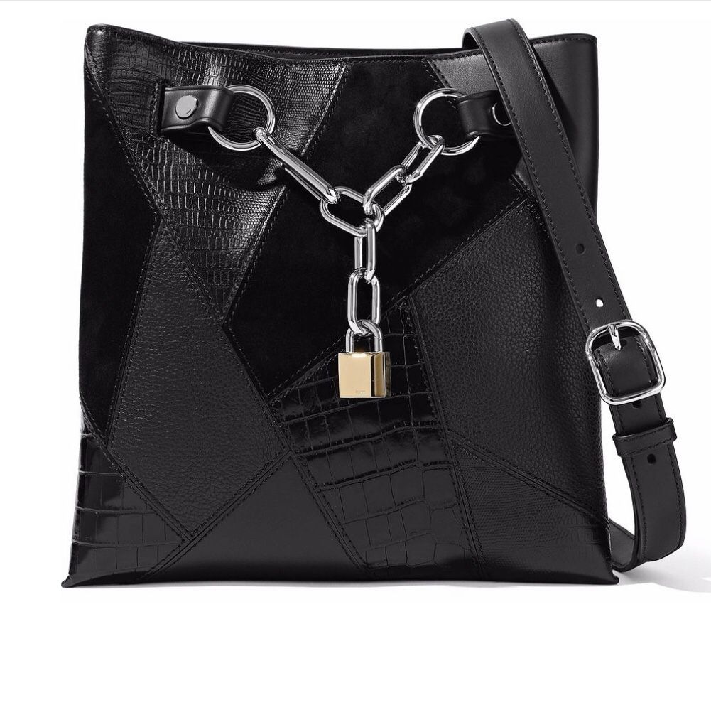 ALEXANDER WANG Patchwork Attica Chain Crossbody Bag