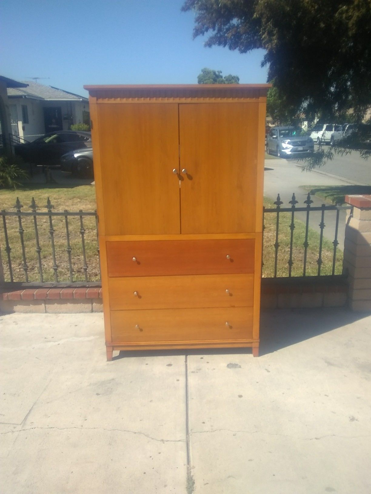 Entertainment/Armoire Three drawer by C F Kent Furniture