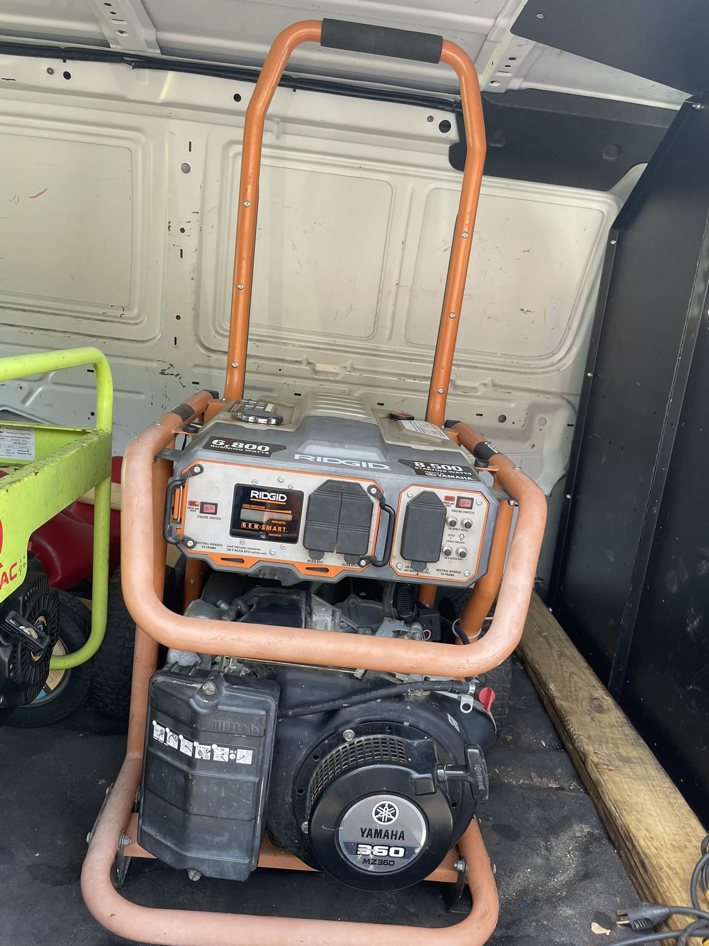 Ridgid With Yamaha Engine 6800 Watts