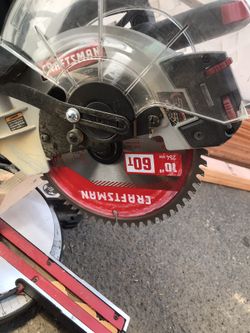 Craftsman Miter Saw 10” Great Condition Used A Few Times 