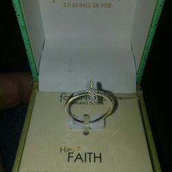 Sterling Silver Cross Ring.new