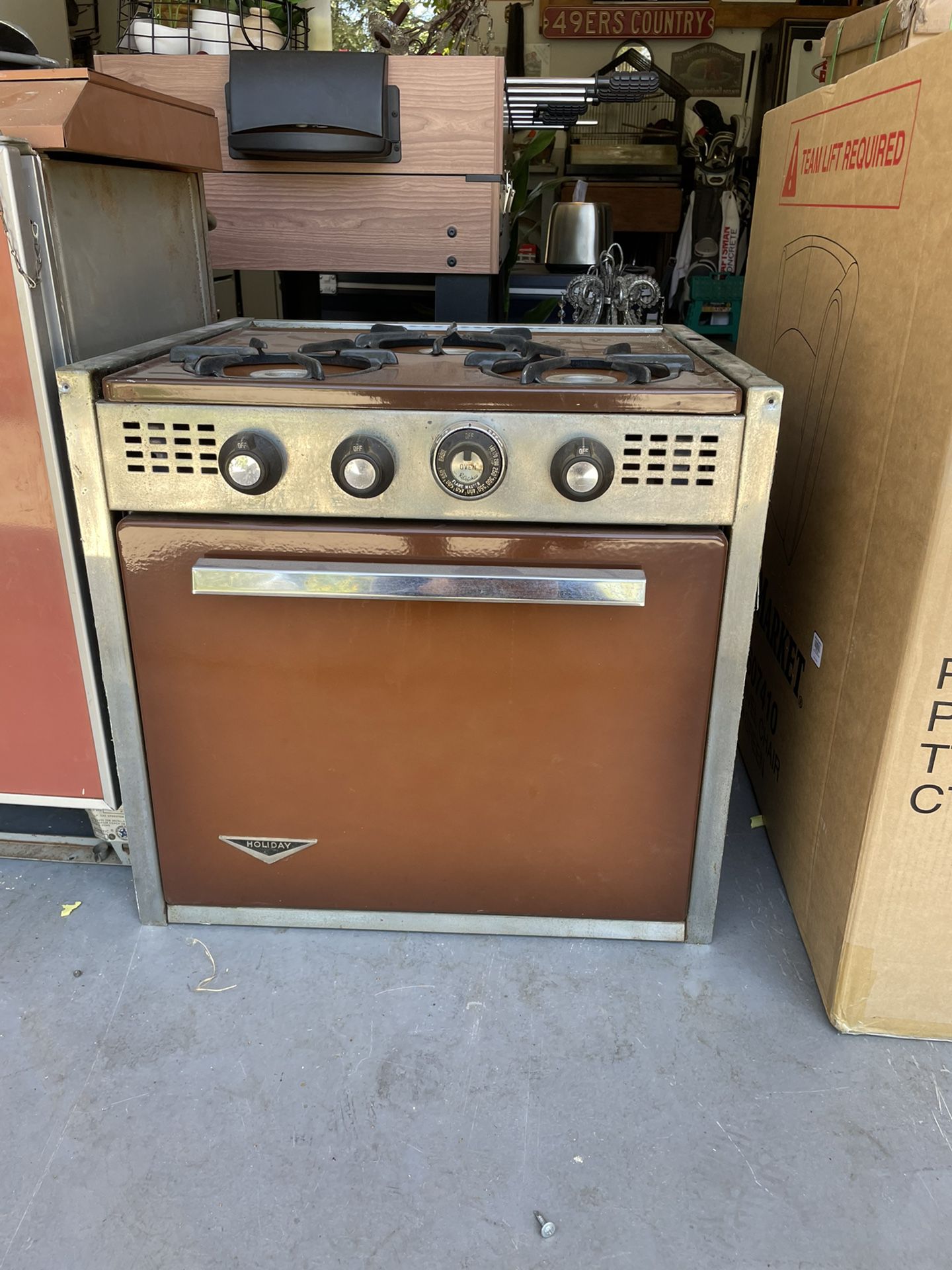 Oven & Refrigerator For Camper 