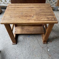 Small Sturdy Wooden Table/desk
