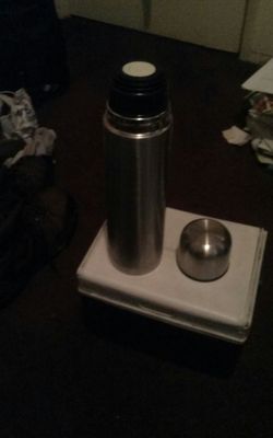 Stainless steel thermos 12 inches long