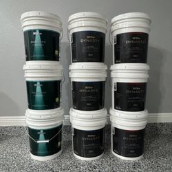 Brand New! BEHR Marquee & Dynasty Interior & Exterior Ultra Pure White Paint & Primer