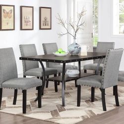 BRAND NEW 7PCS DINNING TABLE SET $399