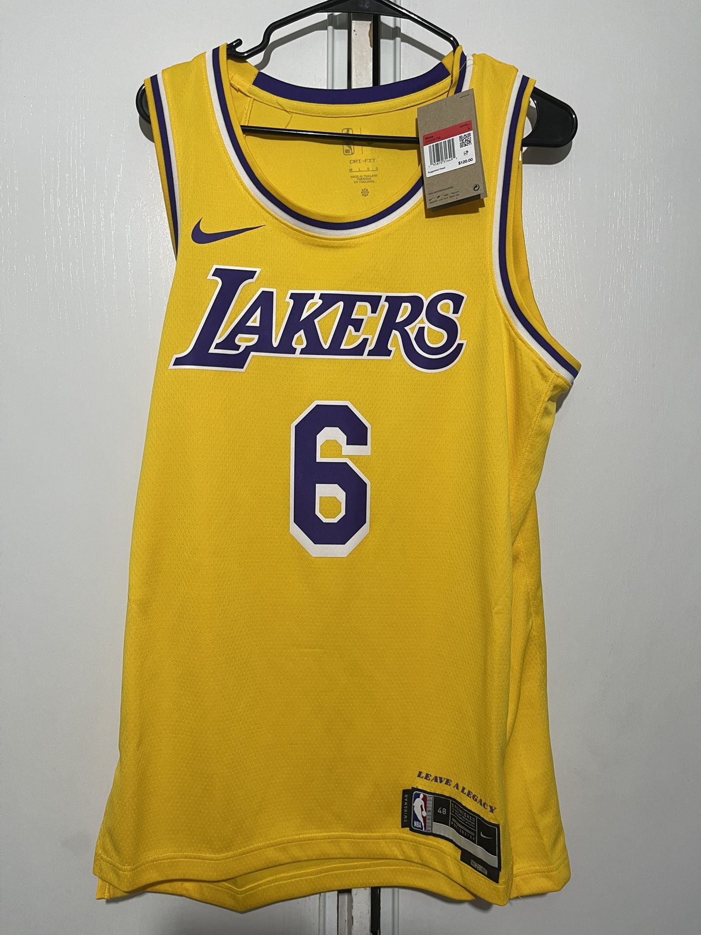 Nike Lakers Jersey Lebron James NBA Swingman Icon Edition