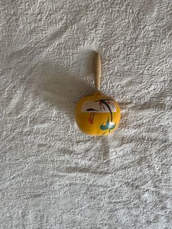 Hand-Painted Wooden Maraca