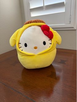 Pompompurin, Hello Kitty, Original Squishmallow.