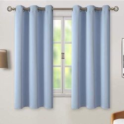 Blackout Curtains for Living Room - ( Spa Blue)