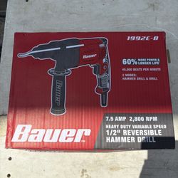 Bauer Hammer Drill Brand New