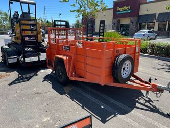 2022 best industries 5x8 all steel utility trailer
