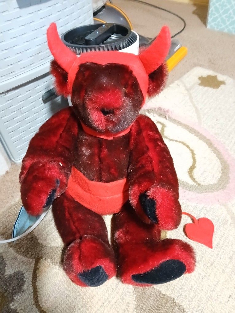 Vermont Teddy bear 'Horny Devil' Christmas Gift Idea!