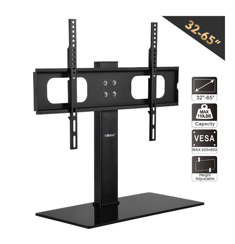 Universal Tabletop TV Stand Base for 32-65 inch LCD LED TVs Folding TV Stand, 2B-2132