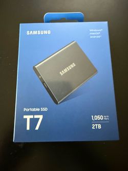 Samsung Portable SSD T7 Hard Drive for Sale