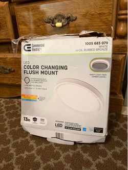 Commercial Electric 13” LED Flush Mount
