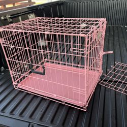 Pink Dog Crate
