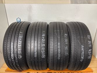Set 4 tires 215 45 18 Hankook kinergy gt no repairs