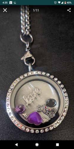 Floating Locket Necklace