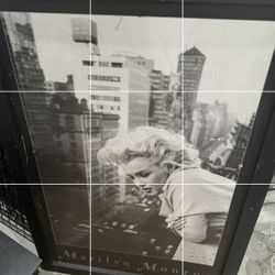 Marily Monroe Black And White Portrait Picture