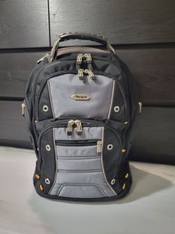 Targus Drifter II Laptop Backpack Black Gray NWOT