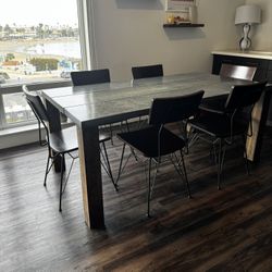 Crate & Barrel 6-Seater Dining Table (chairs available separately)