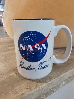 10 OZ NASA 2-Sided Logo White Coffee Mug 640445 New Space Shuttle Program
