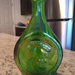 Robert Kennedy Carnival Glass Bottle 