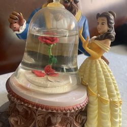 Beauty And The Beast Snow Globe Musical
